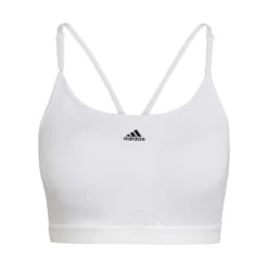 ADIDAS Aeroreact Low-Support Padded Reggiseni Sportivi Donna - Bianco