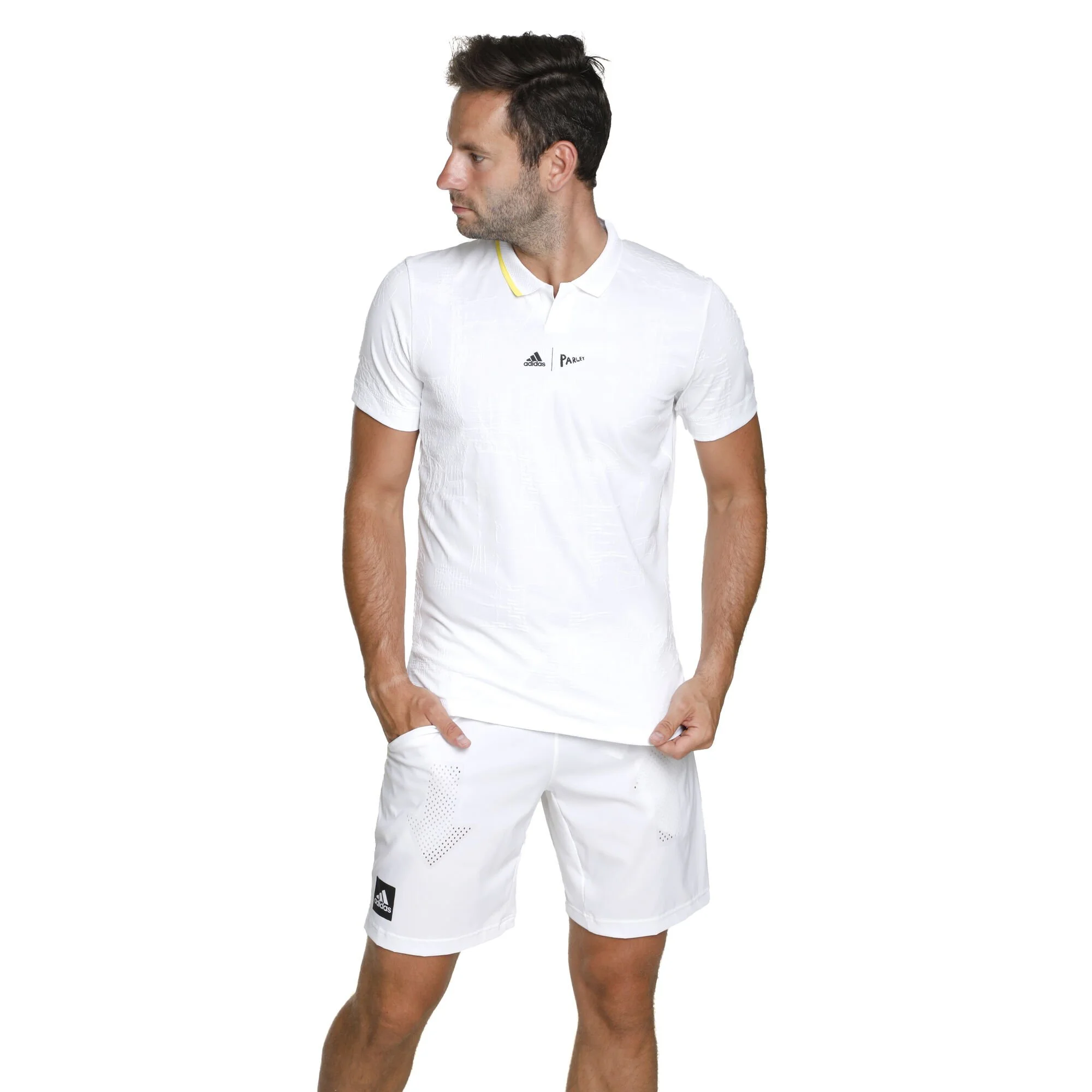 ADIDAS London Polo Uomini - Bianco - immagine 2