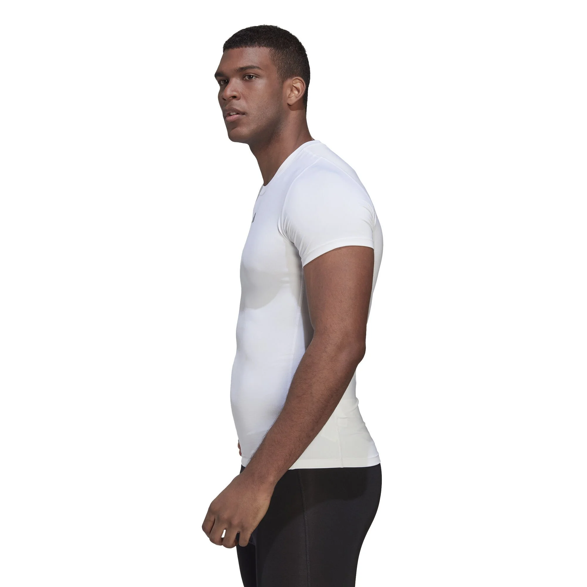 ADIDAS Tech-Fit Maglietta Uomini - Bianco - immagine 5