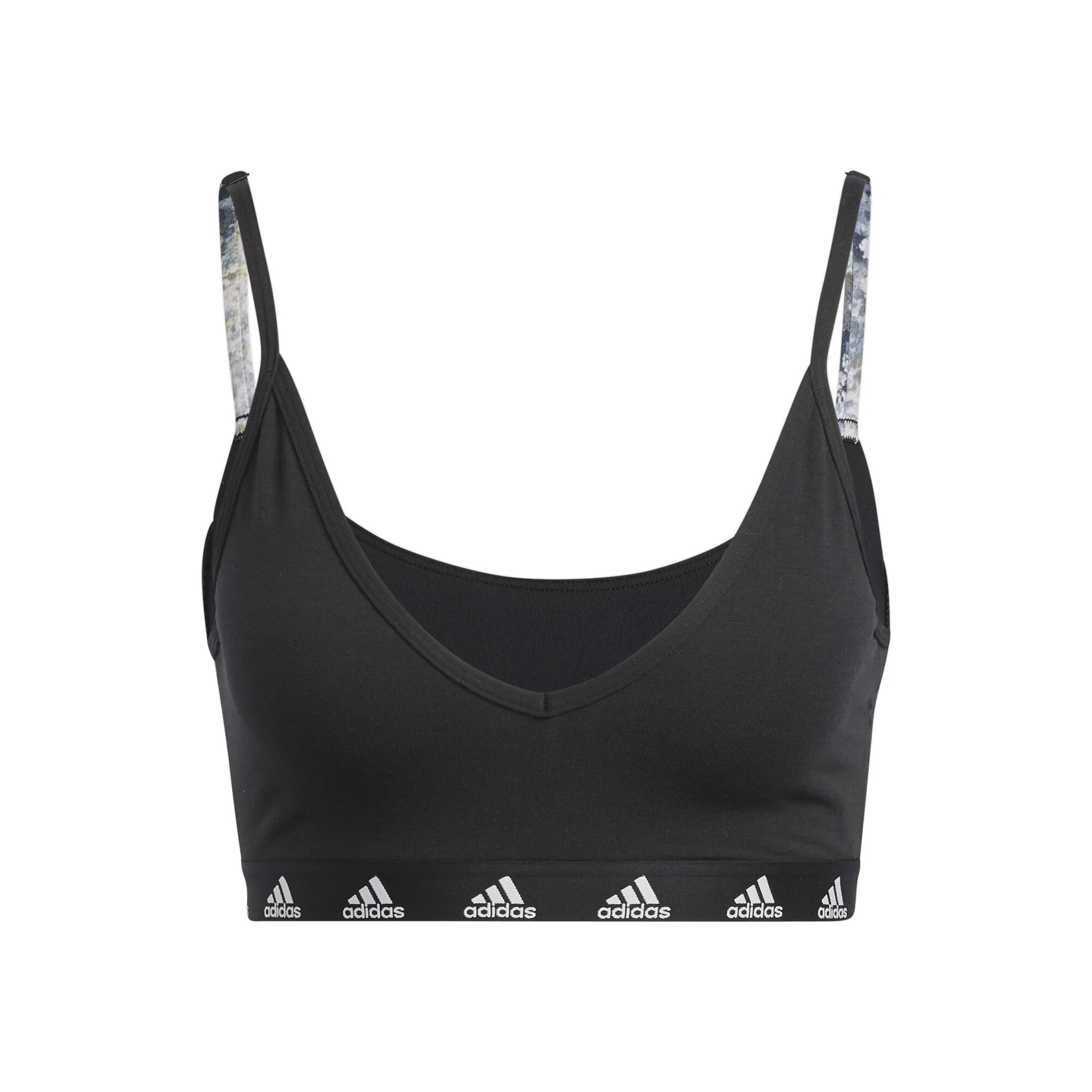 ADIDAS Purebare Light-Support Reggiseni Sportivi Donna - Nero, Bianco