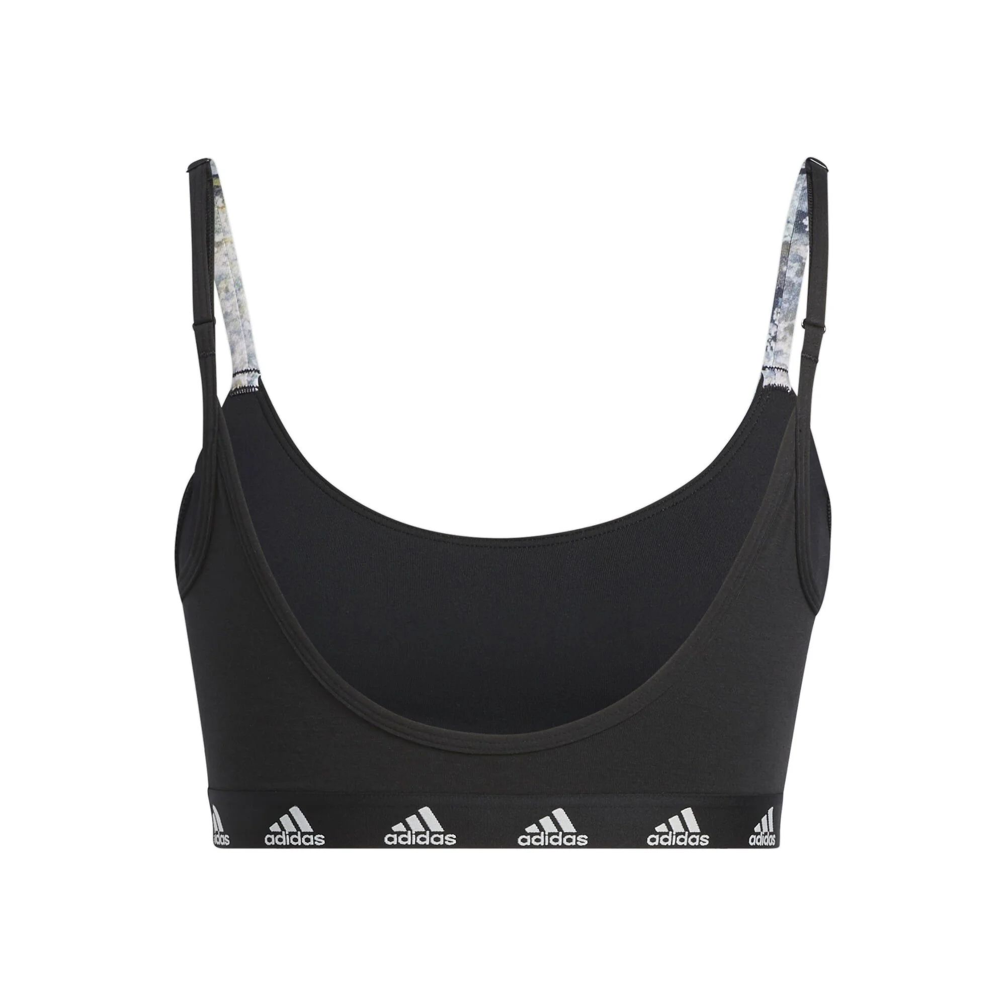ADIDAS Purebare Light-Support Reggiseni Sportivi Donna - Nero, Bianco - immagine 2