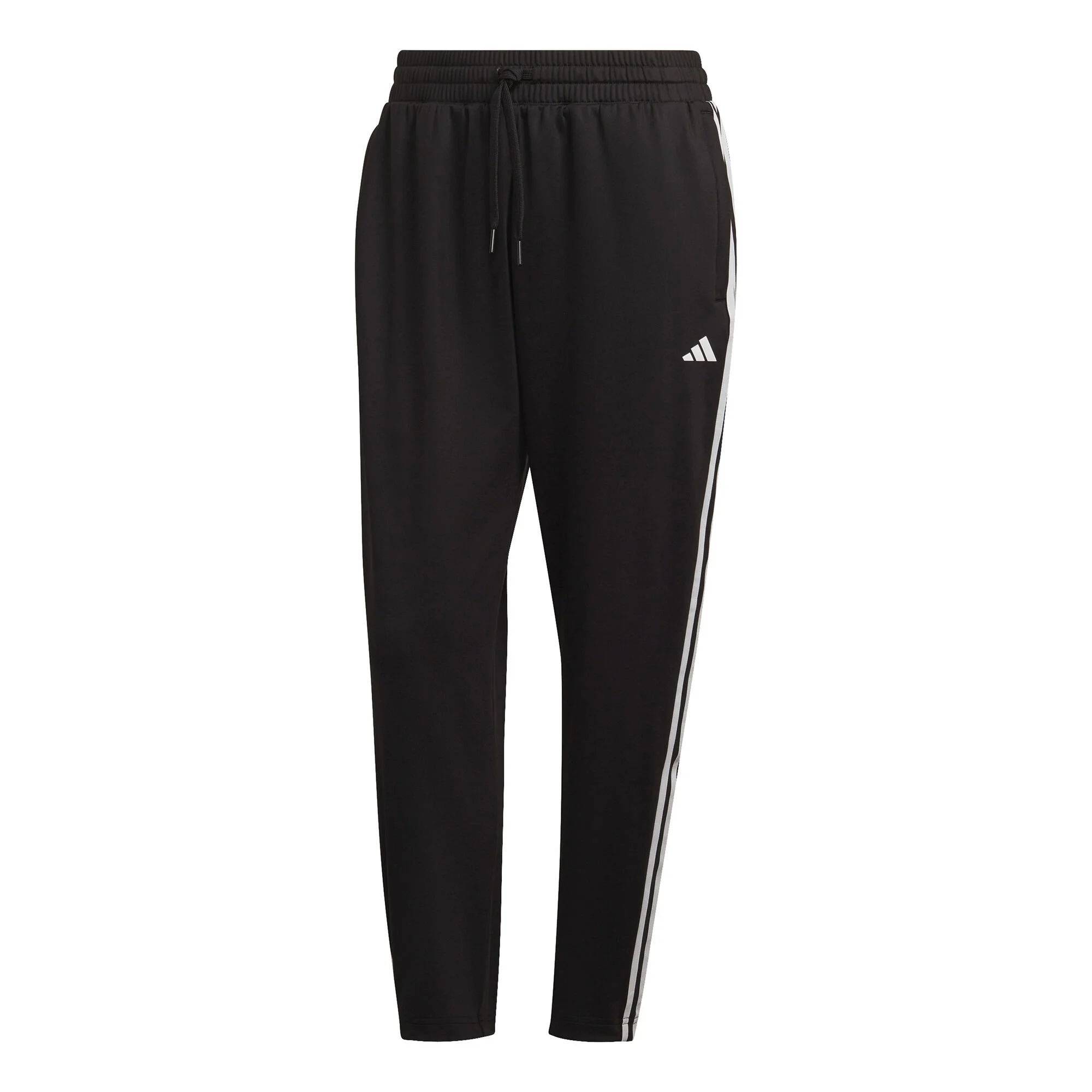 ADIDAS AEROREADY Made4Training Knit 3-Stripes Tapered Pantalone Da Allenamento Donna - Nero, Bianco
