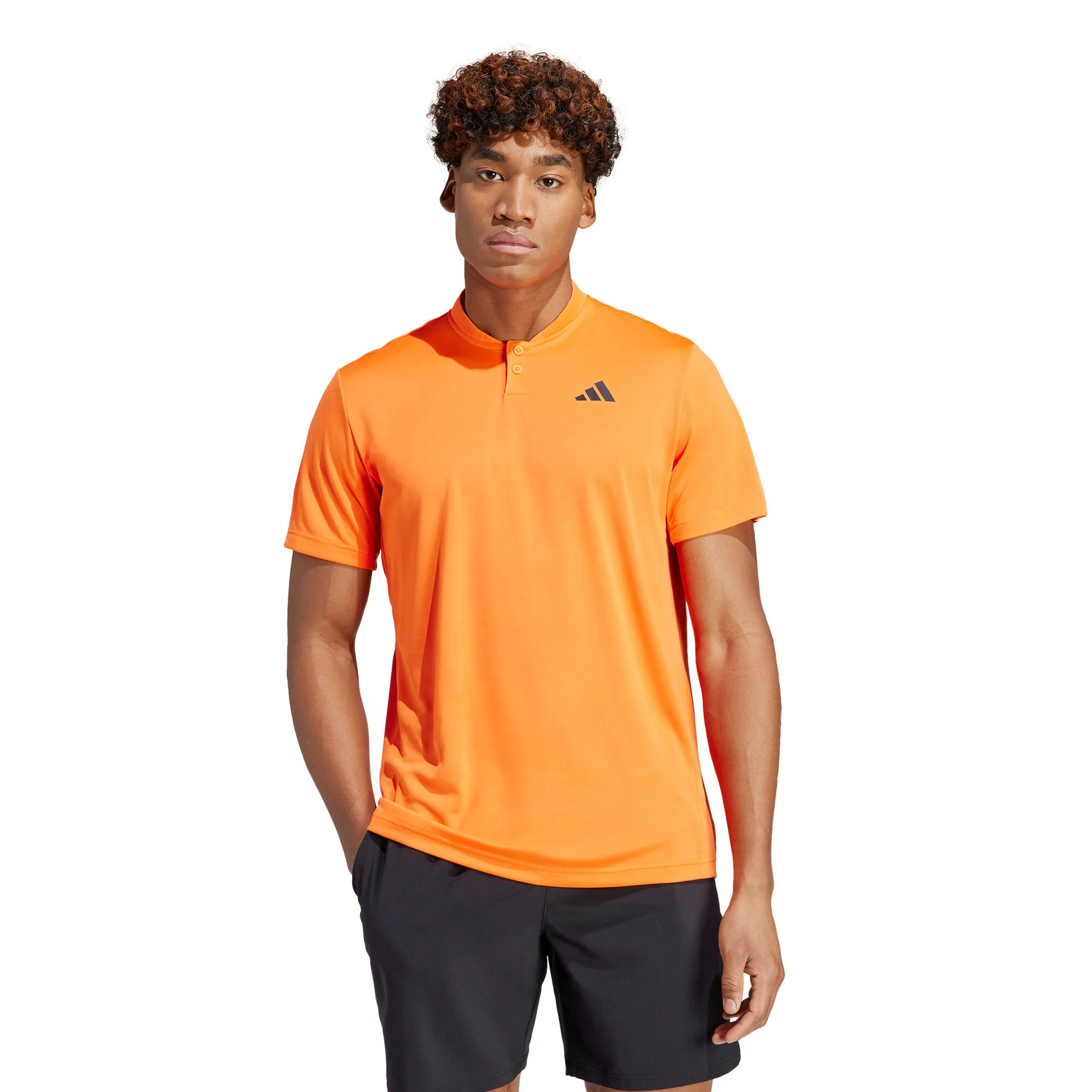 ADIDAS Club Henley Polo Uomini - Arancione - immagine 2