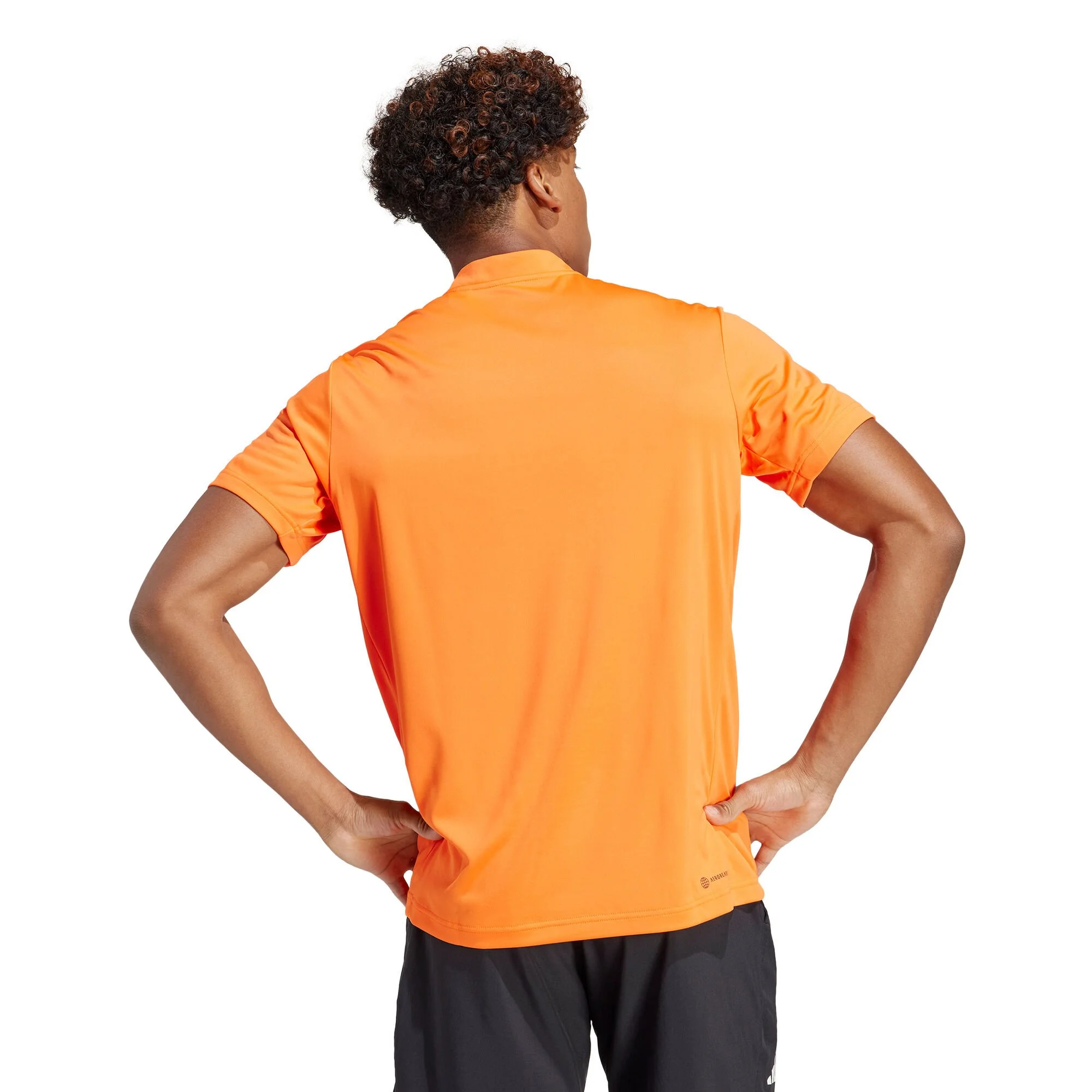 ADIDAS Club Henley Polo Uomini - Arancione - immagine 3