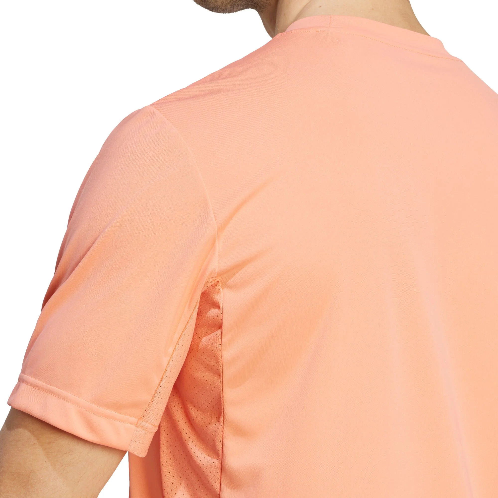 ADIDAS Club 3-Stripes Maglietta Uomini - Albicocca - immagine 7