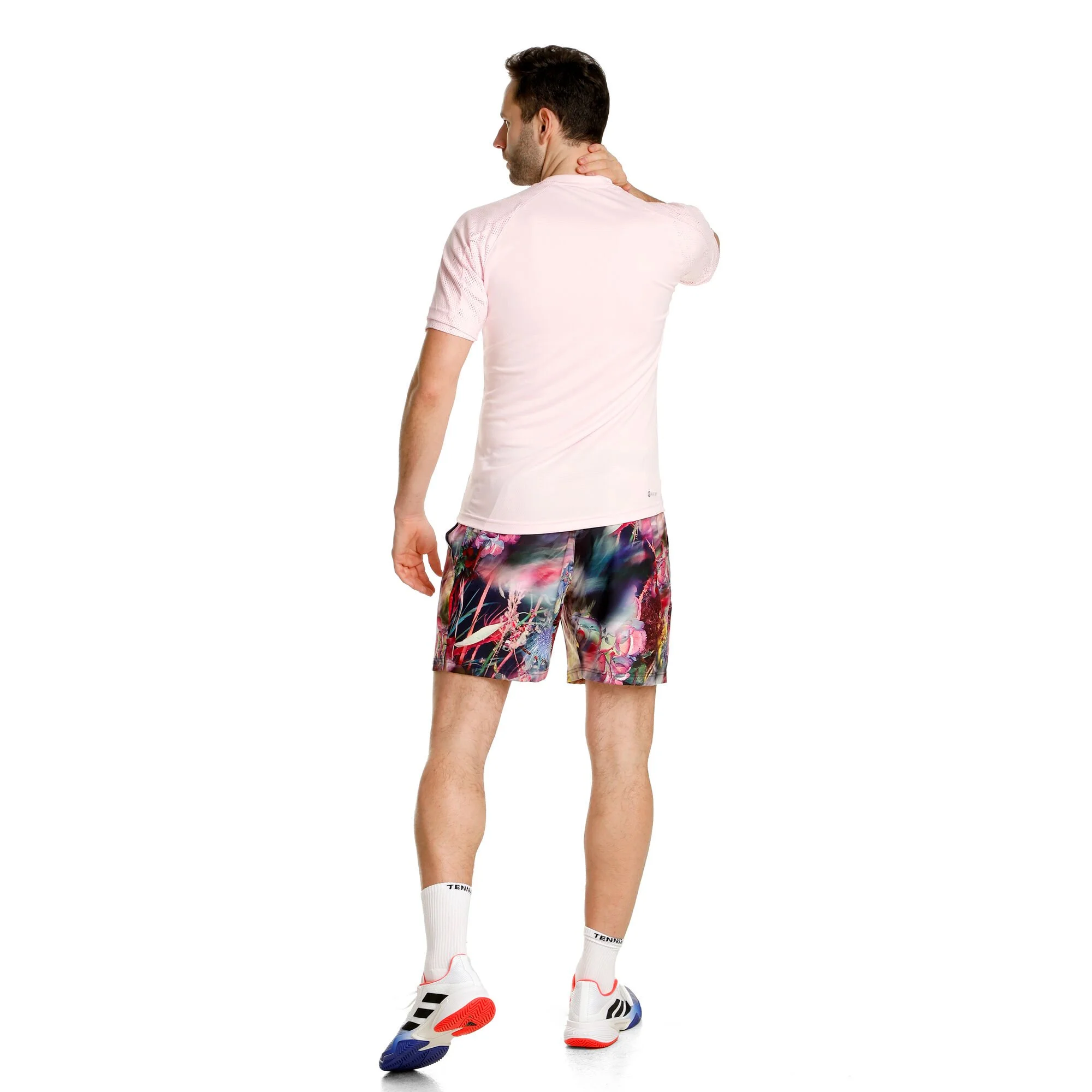 ADIDAS Melbourne Ergo HEAT.RDY Maglietta Uomini - Rosa, Grigio - immagine 4