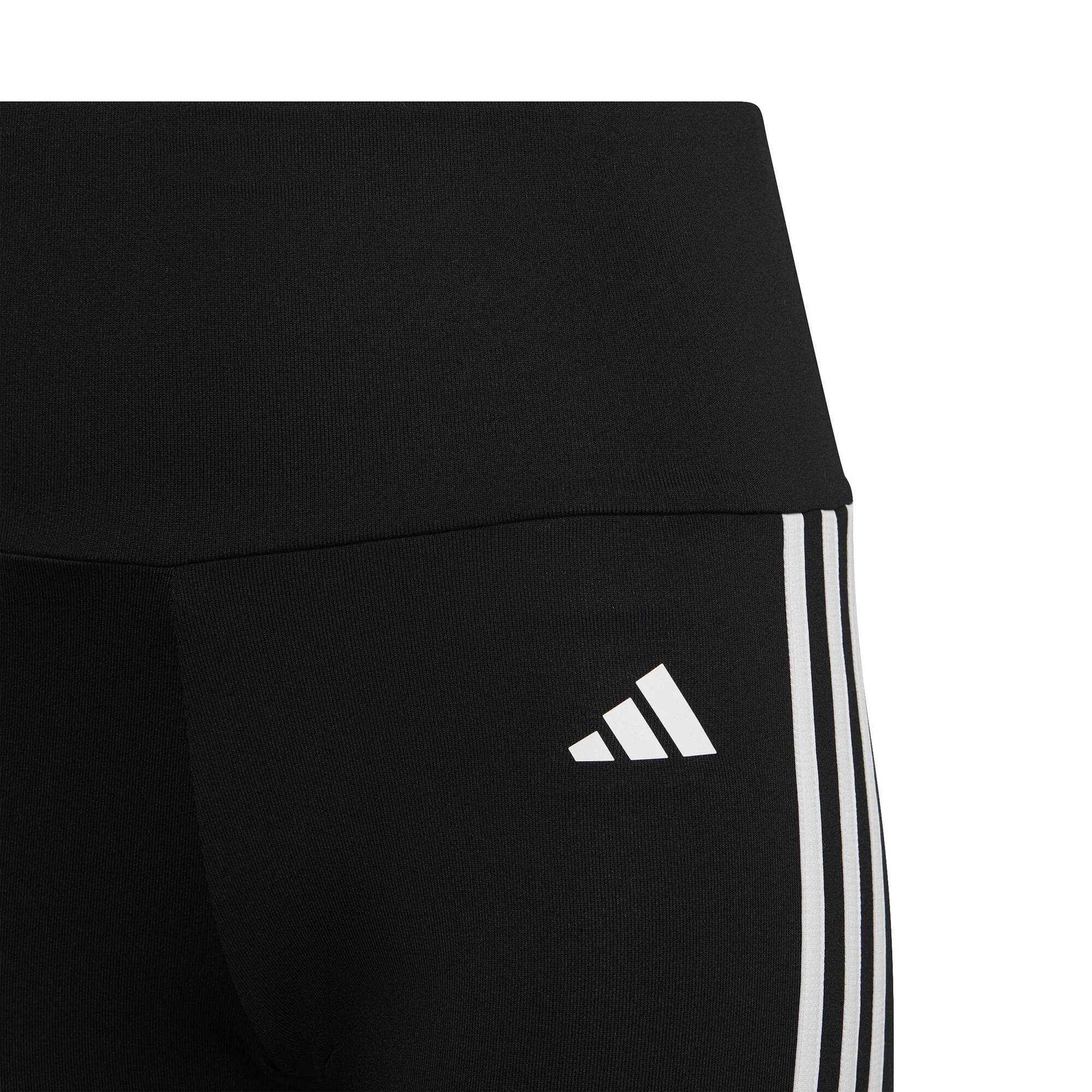 ADIDAS Essentials Train AEROREADY3-Stripes High-Waisted Training Calzamaglia Ragazze - Nero, Bianco - immagine 5