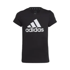 ADIDAS Essentials Big Logo Maglietta Ragazze - Nero, Bianco