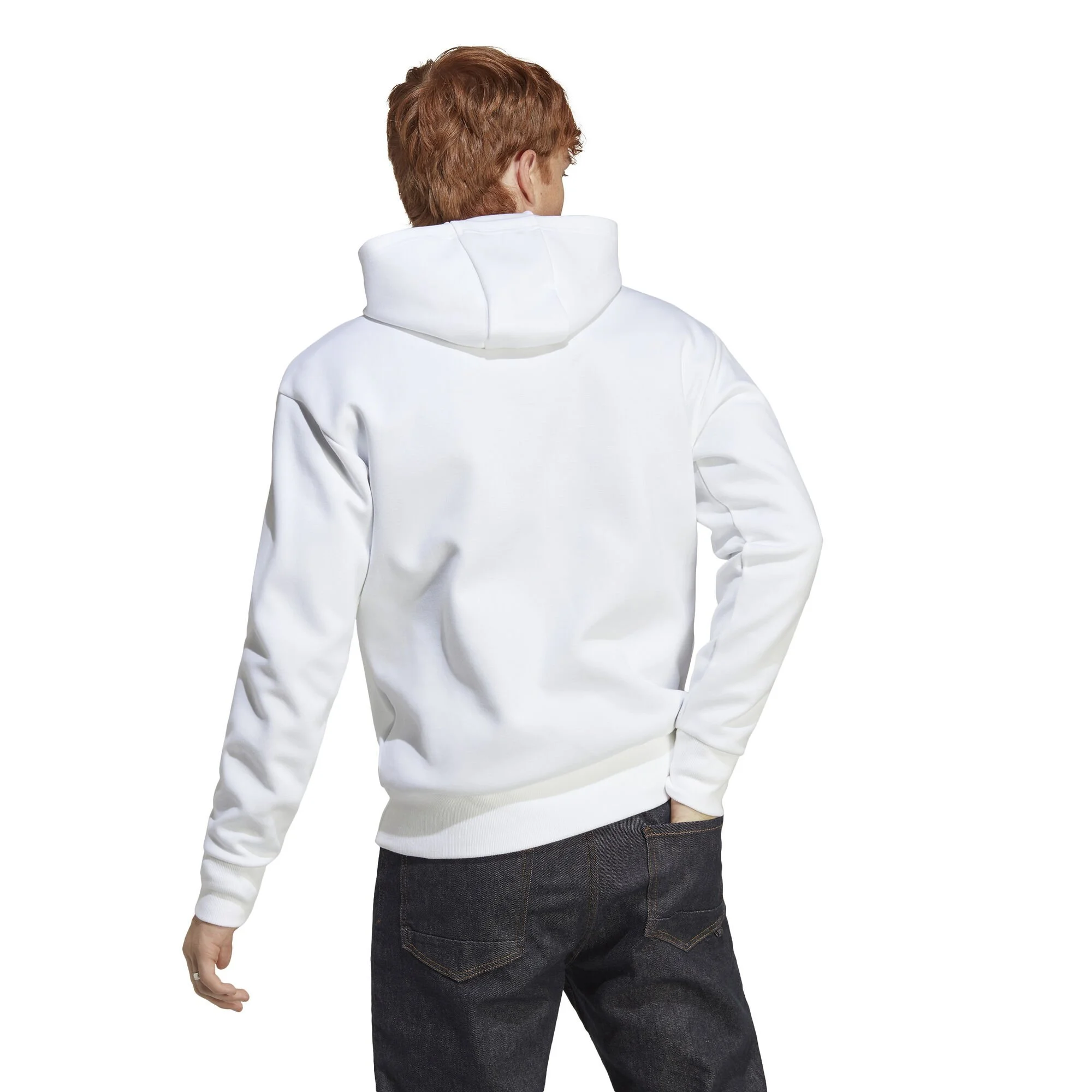 ADIDAS Future Icon Badge Of Sport Felpa Con Cappuccio Uomini - Bianco, Nero - immagine 3