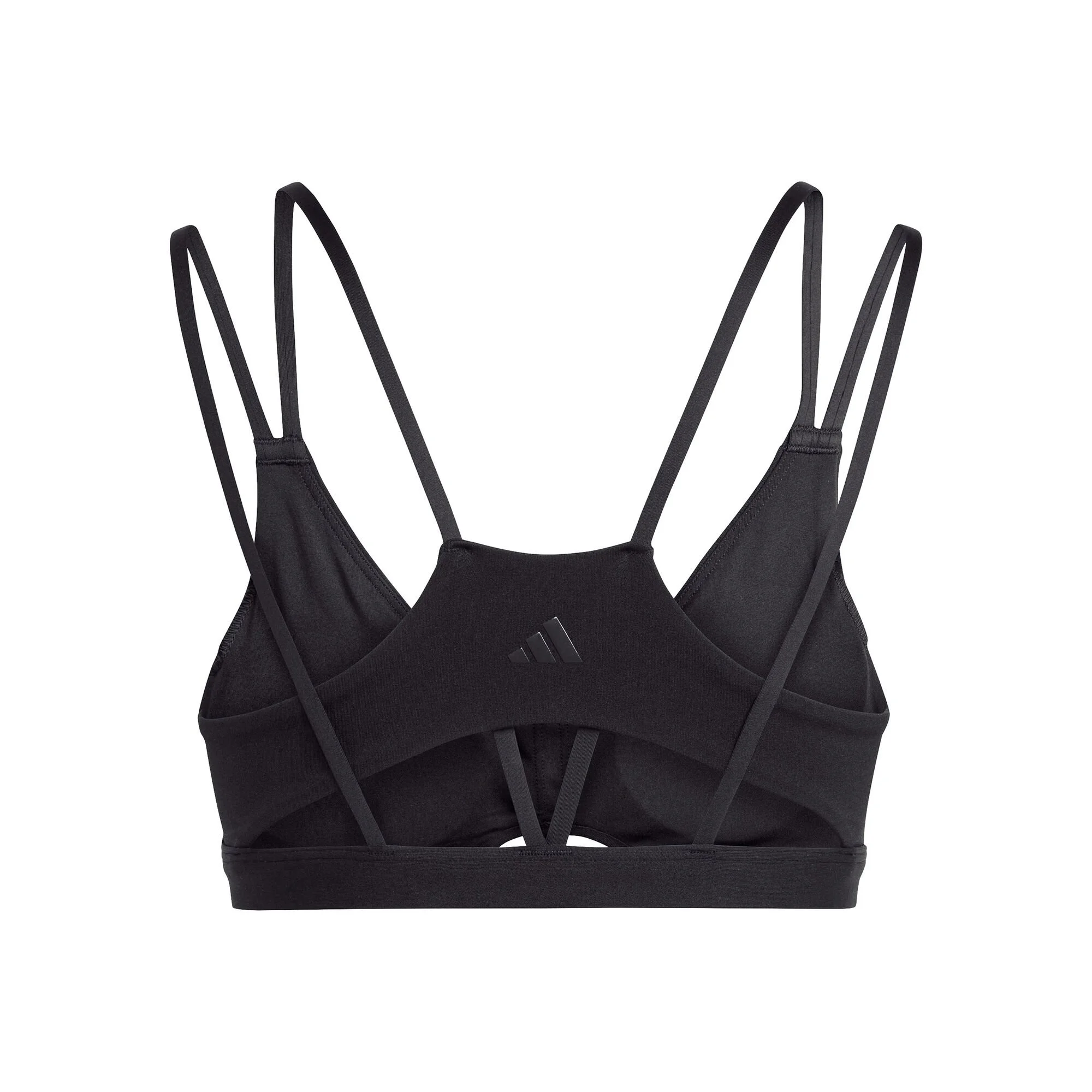 ADIDAS YO Long Studio Low-Support Reggiseni Sportivi Donna - Nero - immagine 2