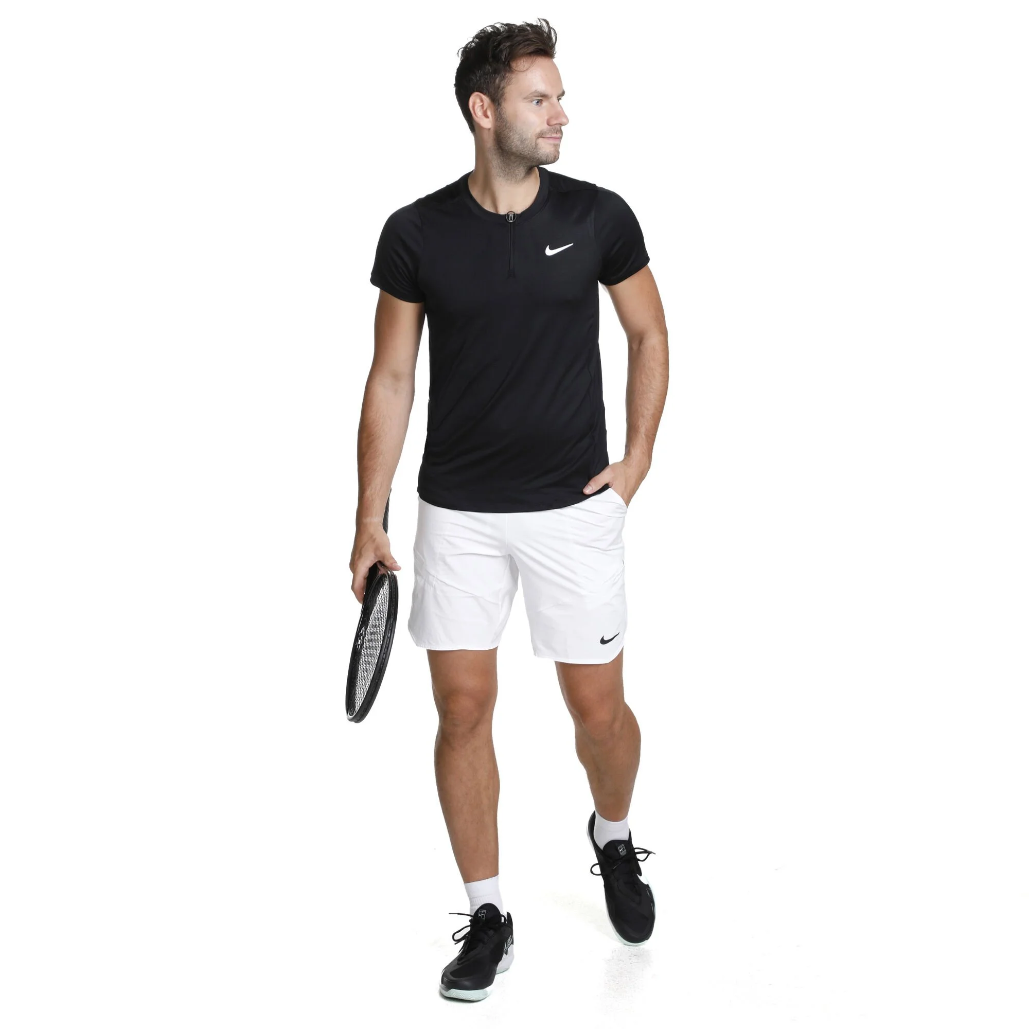 Nike Dri-Fit Advantage Polo Uomini - Nero - immagine 2