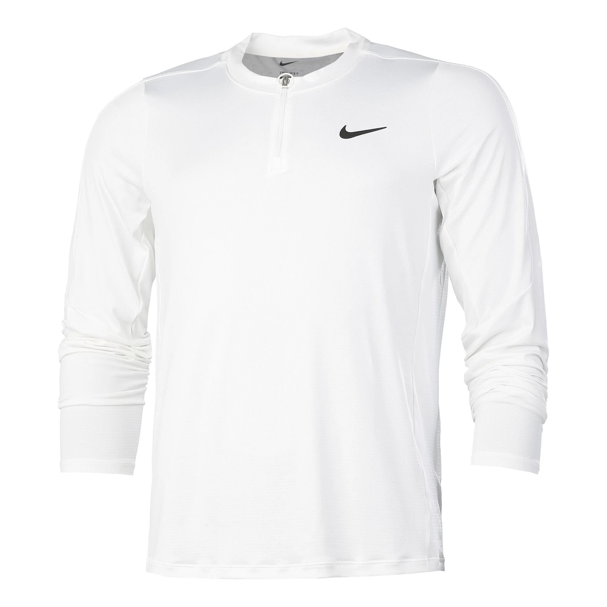 Nike Dri-Fit Advantage Half-Zip Manica Lunga Uomini - Bianco