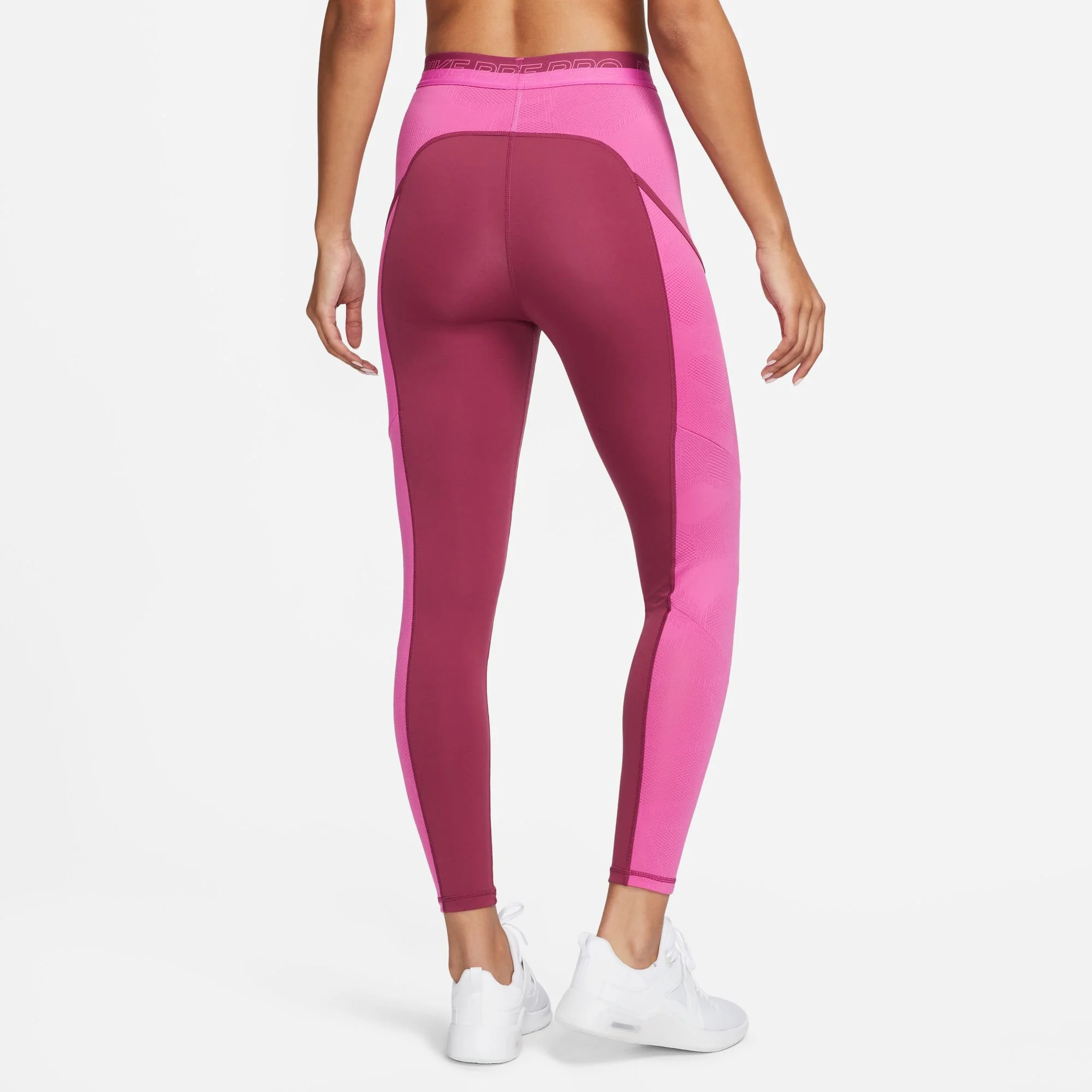 Nike Dri-Fit Performance Heritage Calzamaglia Donna - Rosso, Rosa - immagine 6