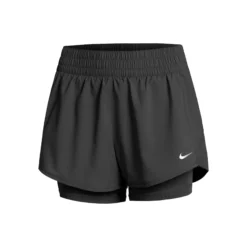 Nike Dri-Fit One MR 3in 2in1 Pantaloncino Attillato Donna - Nero