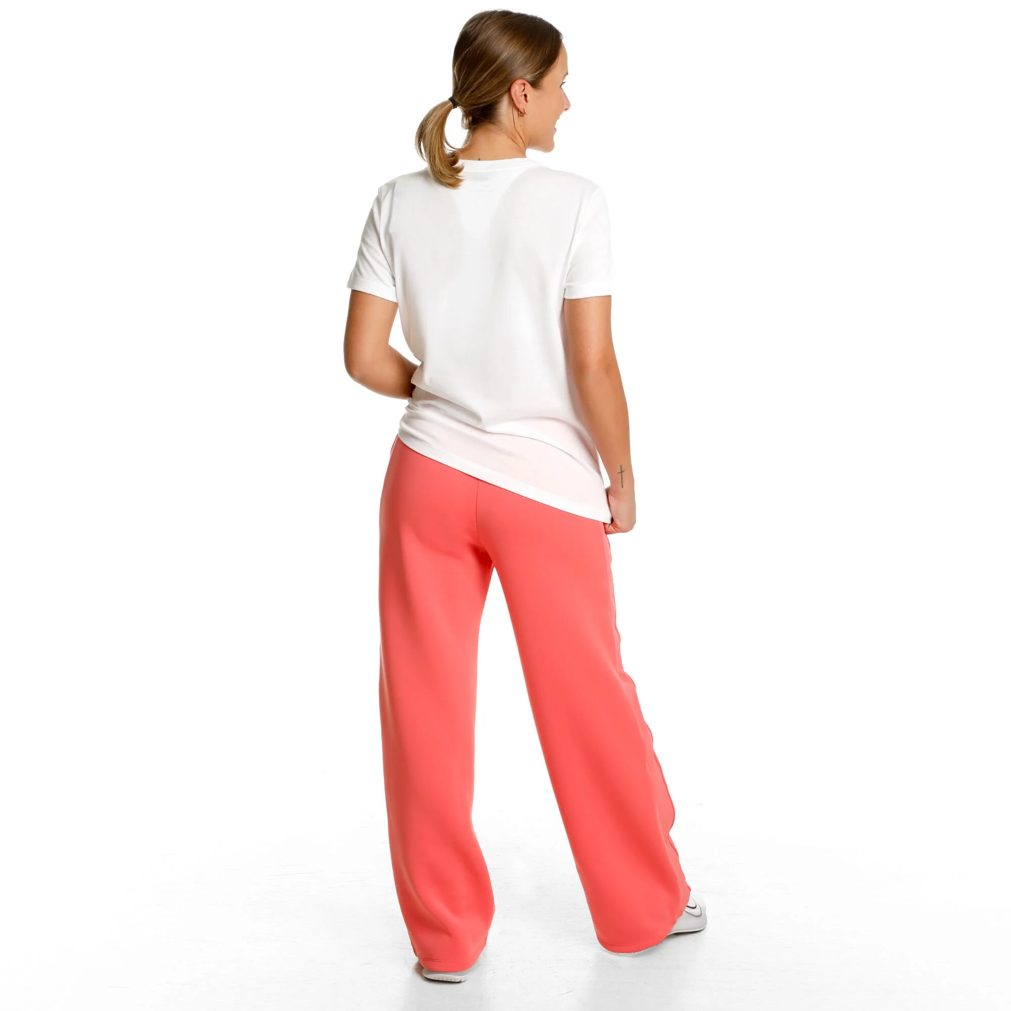 Nike Dri-Fit Court Heritage Pantalone Da Allenamento Donna - Corallo - immagine 5