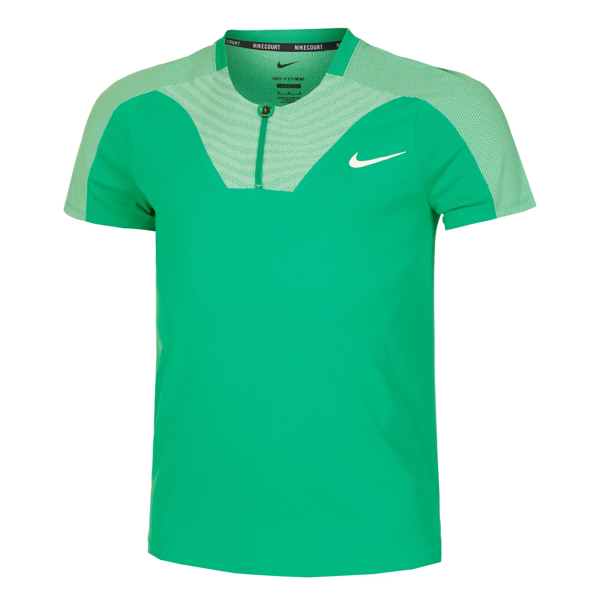 Nike Dri-Fit Advantage Court Slim UL RG Polo Uomini - Verde, Mint
