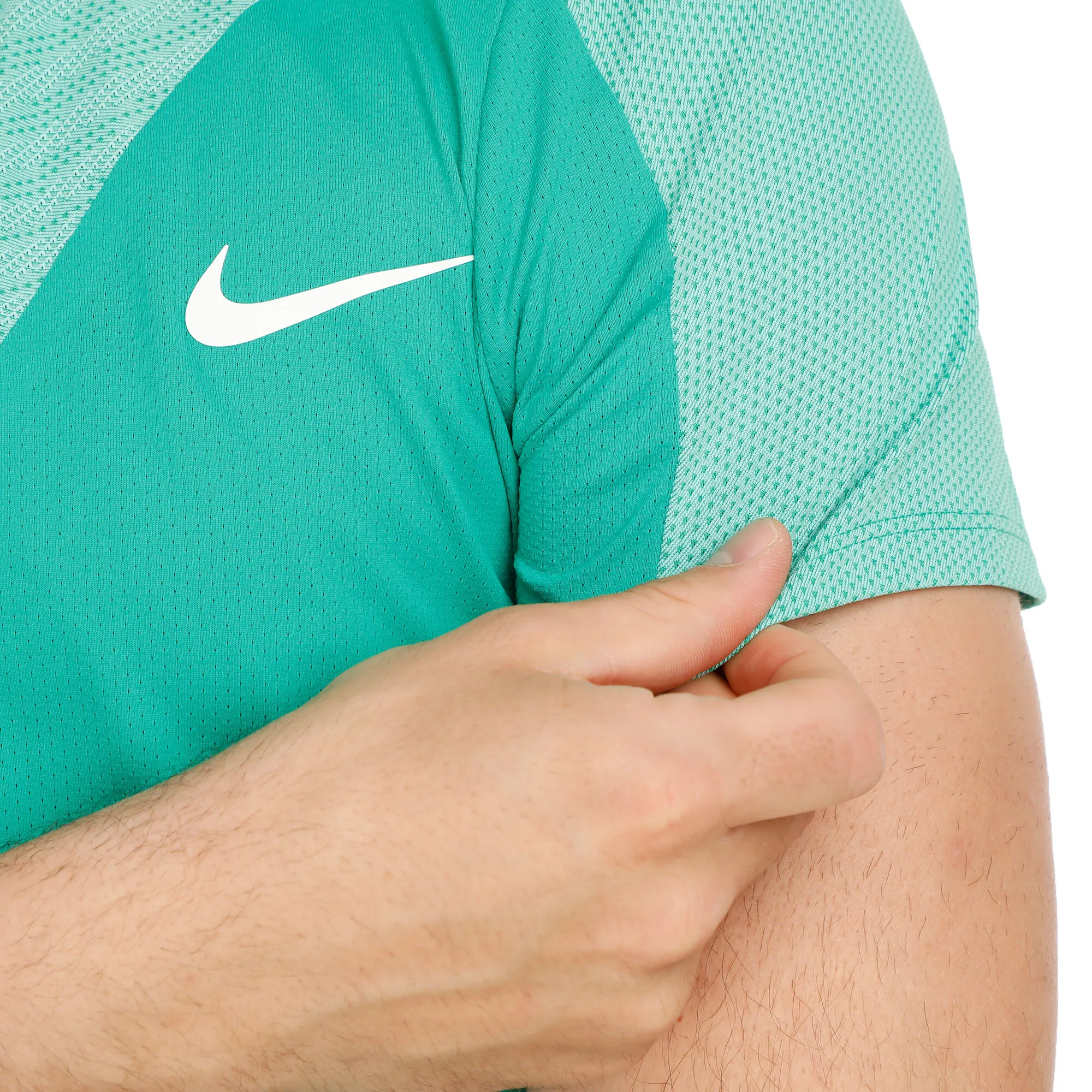 Nike Dri-Fit Advantage Court Slim UL RG Polo Uomini - Verde, Mint - immagine 6