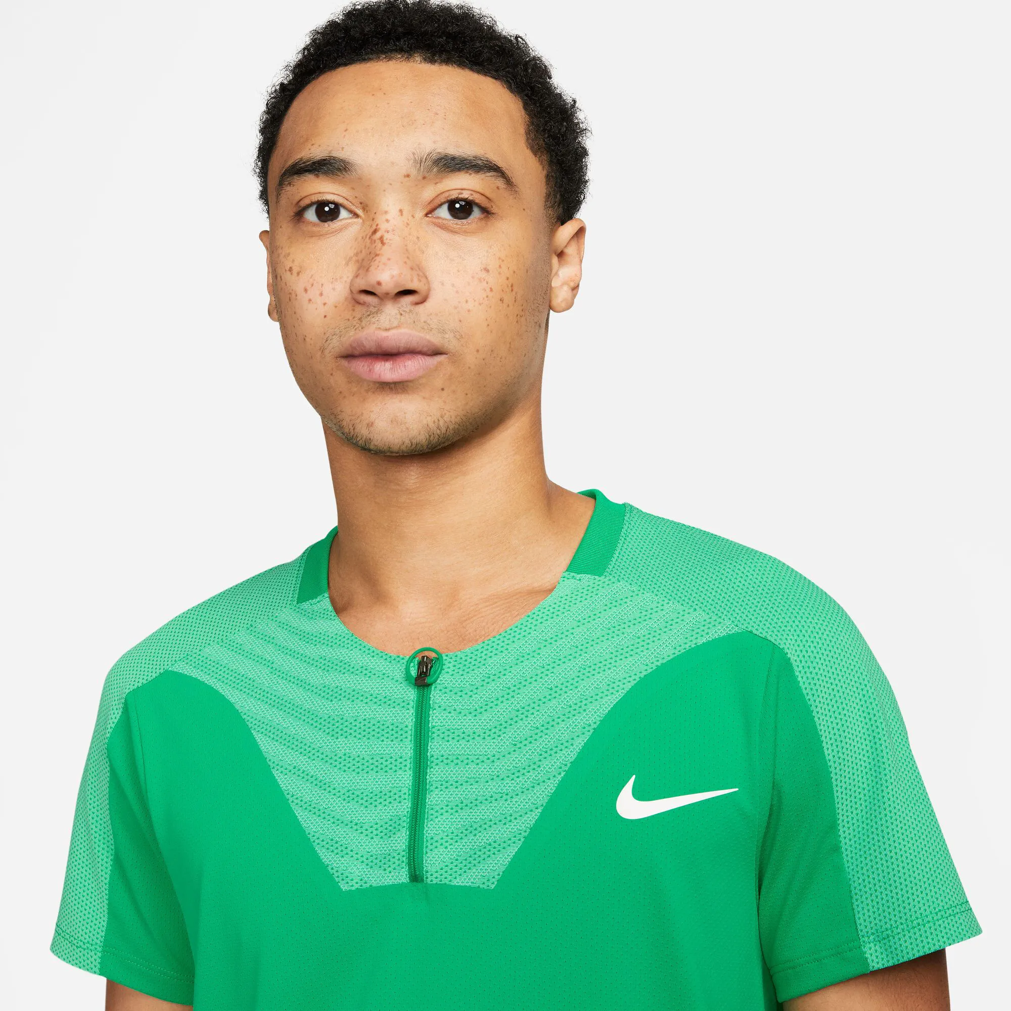 Nike Dri-Fit Advantage Court Slim UL RG Polo Uomini - Verde, Mint - immagine 13
