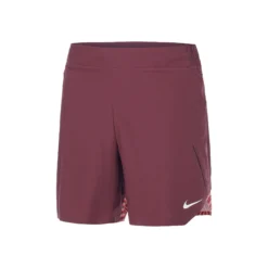 Nike Dri-Fit Court Slam RG Pantaloncini Uomini - Rosso Scuro, Rosa Antico