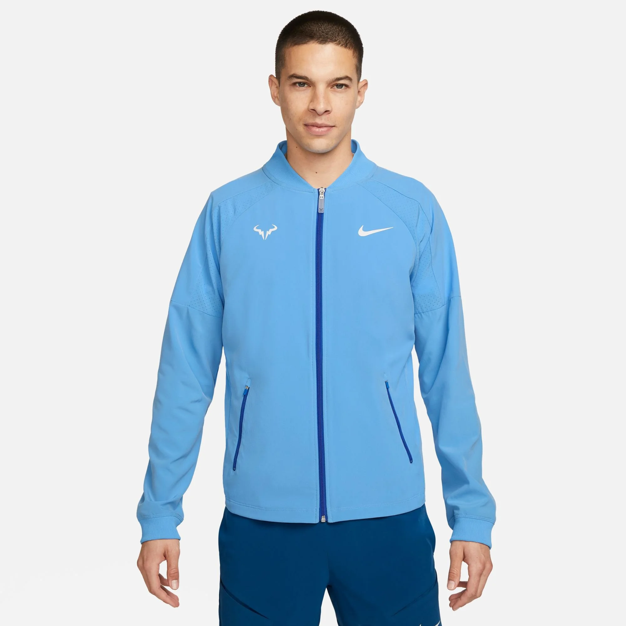 Nike Dri-Fit RAFA MNK Giacca Da Allenamento Uomini - Blu Chiaro - immagine 13