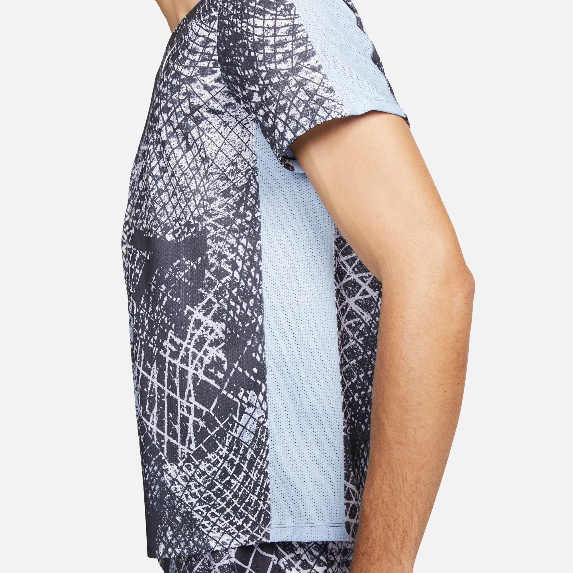 Nike Dri-Fit Court Novelty Maglietta Uomini - Lilla, Grigio Scuro - immagine 8