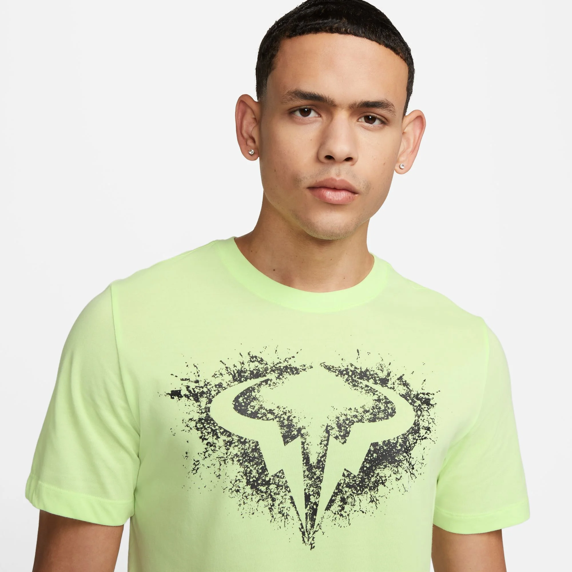 Nike Dri-Fit Rafa Nadal Court SU23 Maglietta Uomini - Verde Chiaro, Multicolore - immagine 8