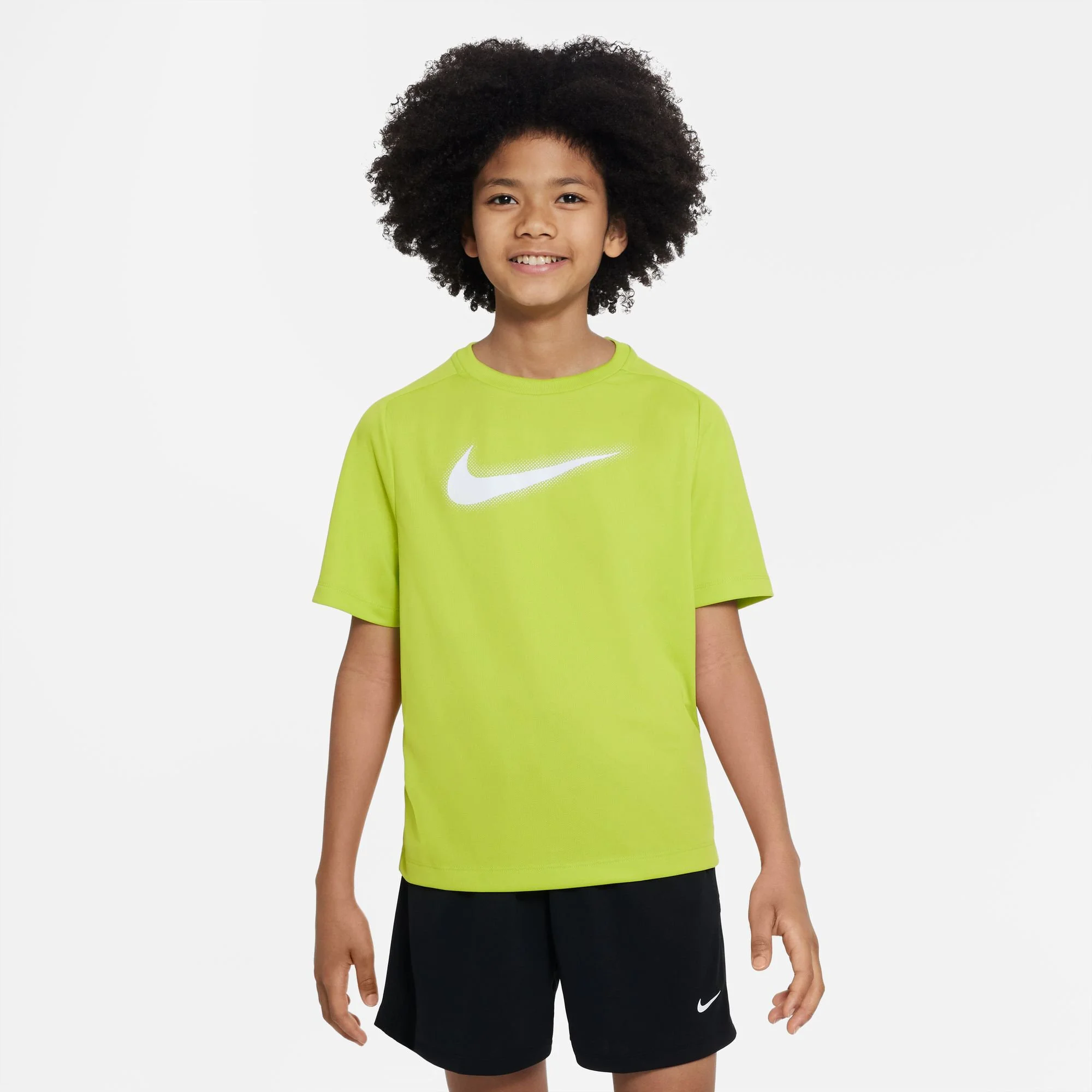 Nike Big Kids Graphic Canottiera Ragazzi - Lime - immagine 4