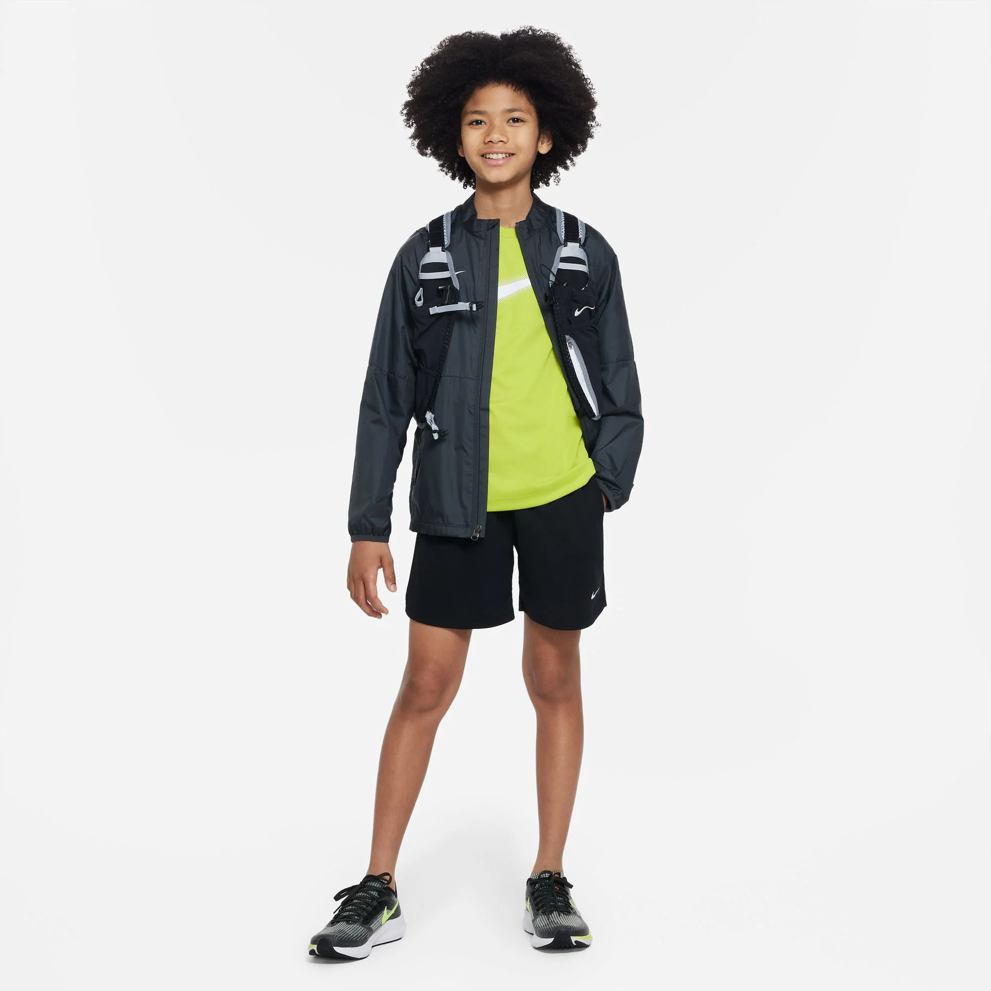 Nike Big Kids Graphic Canottiera Ragazzi - Lime - immagine 6