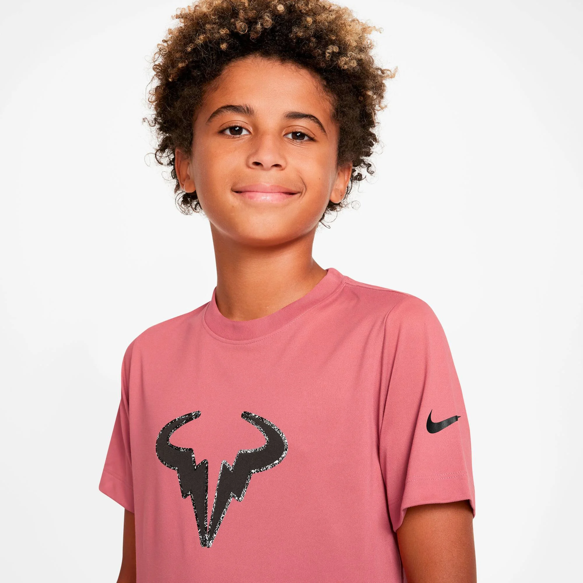 Nike Big Kids Maglietta Ragazzi - Bianco, Arancione - immagine 5