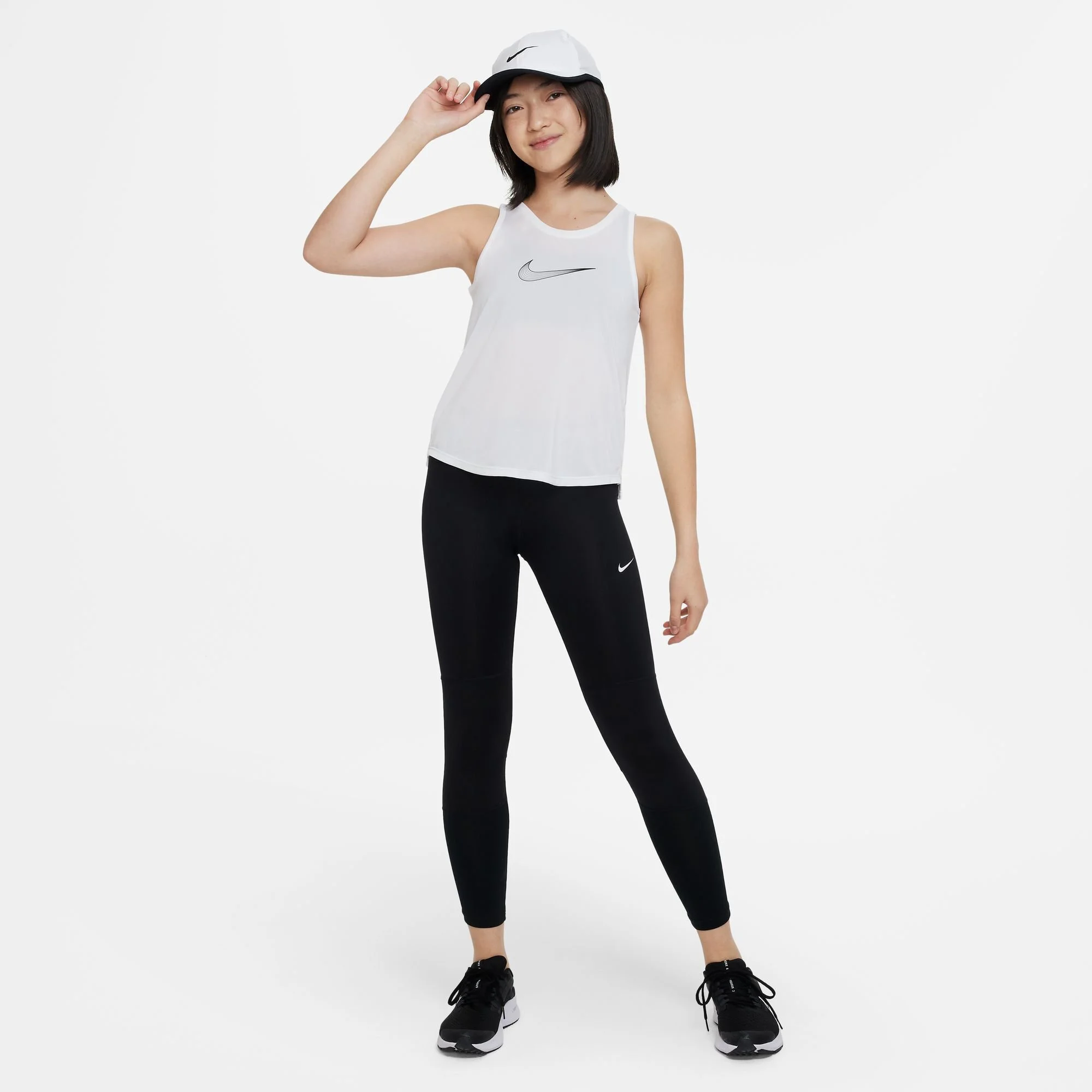 Nike Dri-Fit Big Kids Canottiera Ragazze - Bianco - immagine 7